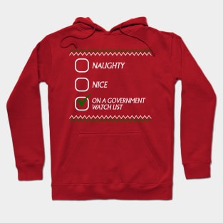 On A Government Watch List Tacky Hoodie